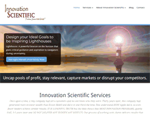 Tablet Screenshot of innovationscientific.com